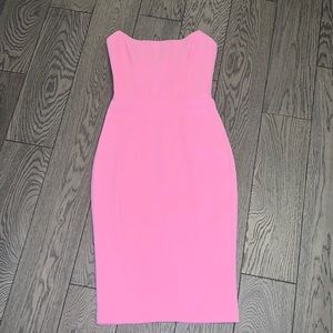 Hot pink House of CB dress